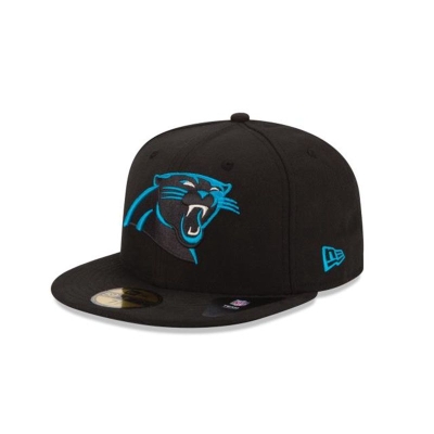 Carolina Panthers Gorra | New Era NFL 59fifty Fitted Cap Mexico - Negros